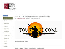 Tablet Screenshot of coalrivergroup.com